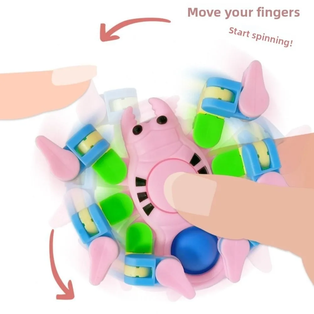 10 pièces/ensemble chaîne Transformable chaîne mécanique Fidgets jouet Gyroscopes animaux de bande dessinée transformer farfelu piste Spinner