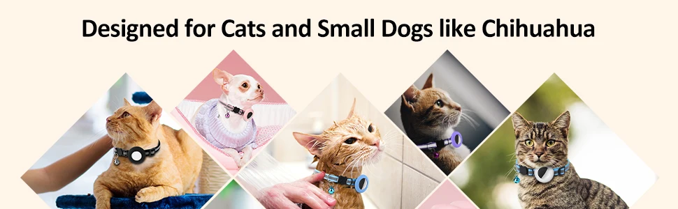 Airtag-Katzenhalsbandhalter, kleiner AirTag-Katzenhalsbandhalter, Silikonhülle für Katzen-, Hunde- und Haustierhalsbänder, Geschirrschlaufe – Detail 5