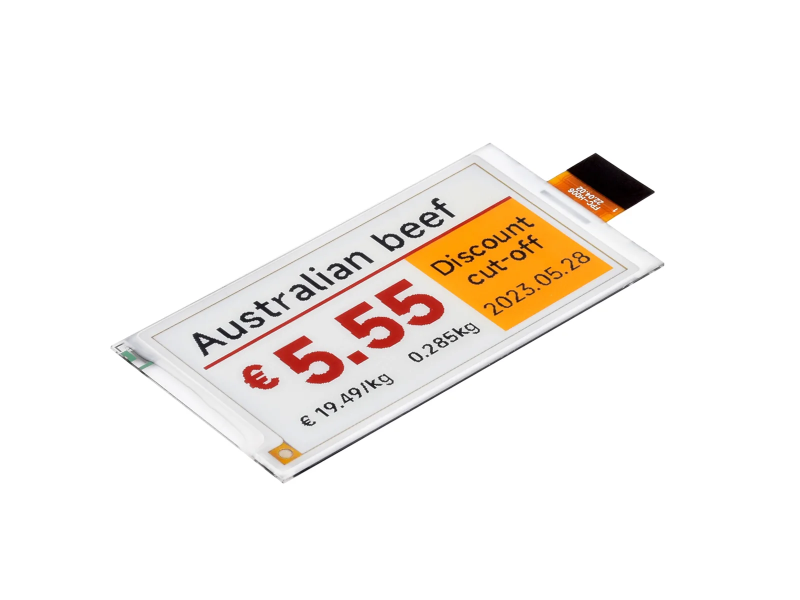 Электронная бумага Waveshare 2,66 дюйма (G) для Raspberry Pi, 360x184, SPI, для Raspberry Pi/Jetson Nano/Arduino/STM32