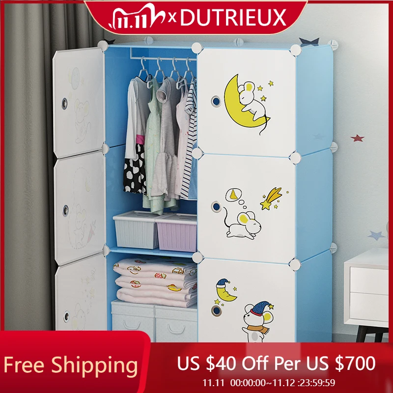 

Put Together Modern Wardrobe Drawers Quality Plastic Nordic Clothes Closet Drawers Organizer Display Armario Hotel Furniture