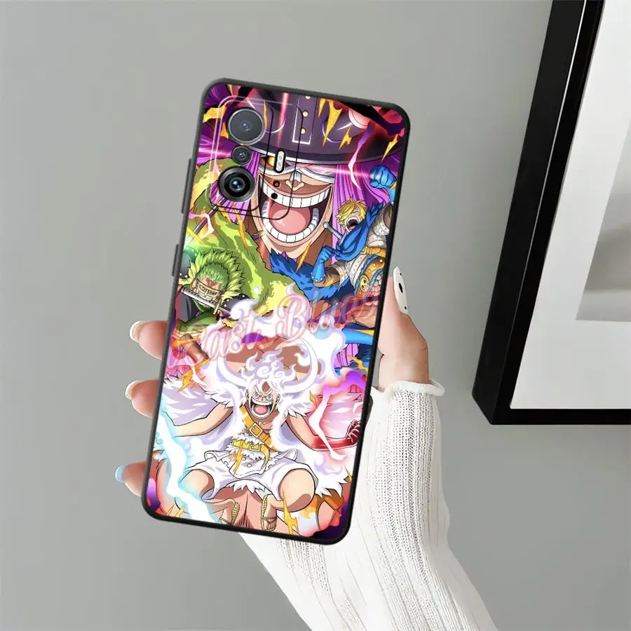 أنيمي قطعة واحدة كول الأسود لينة غطاء الهاتف الحال بالنسبة Xiaomi Mi 11 12 13 لايت 12X 10T 11T 12T Pro 13 14 15 Pro #2