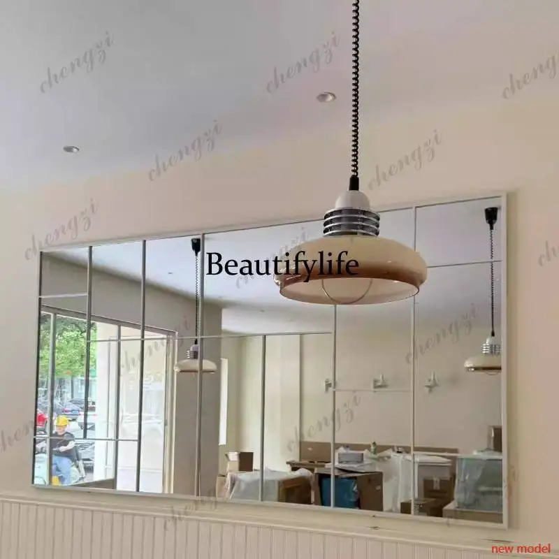 A68Antique Luxury Mirror Decor Vanity Personalised Desktop Desk Mirror Decor Makeup Compact Custom Espelho Living Room Decoratio
