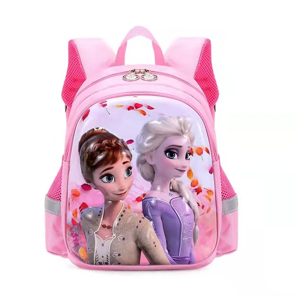 2022 Frozen Kindergarten Bag For Girls Elsa Anna Primary Student Shoulder Orthopedic Backpack Large Capacity Kids Birthday Gifts