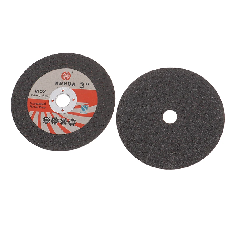 5pcs 3inch 75*1.2*10 Hole Mini Cutting Disc Circular Resin Grinding Wheel Sanding Disc 75mm Angle Grinder Steel Stone Cutting