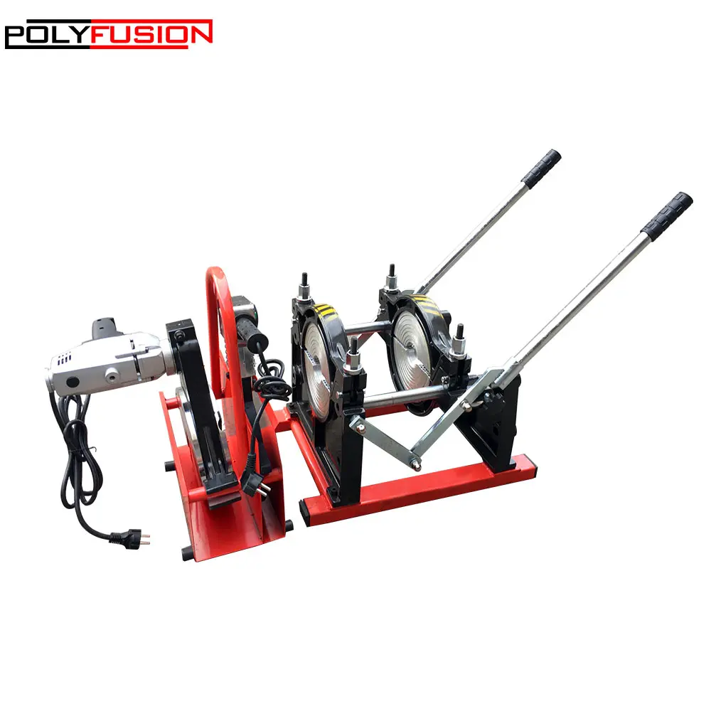 

Custom 40-160mm Small Manual Butt Fusion Machine Welding HDPE Pipe Welding Machine Plastic Welders