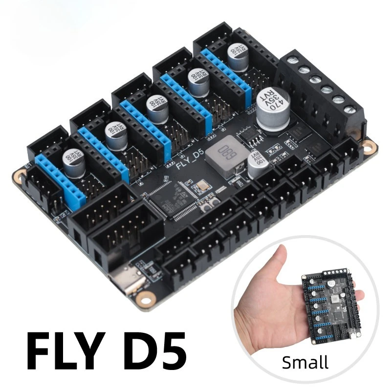 

5-Axis Fly-D5 main board 3D printer spare parts available Klipper firmware with Can chip