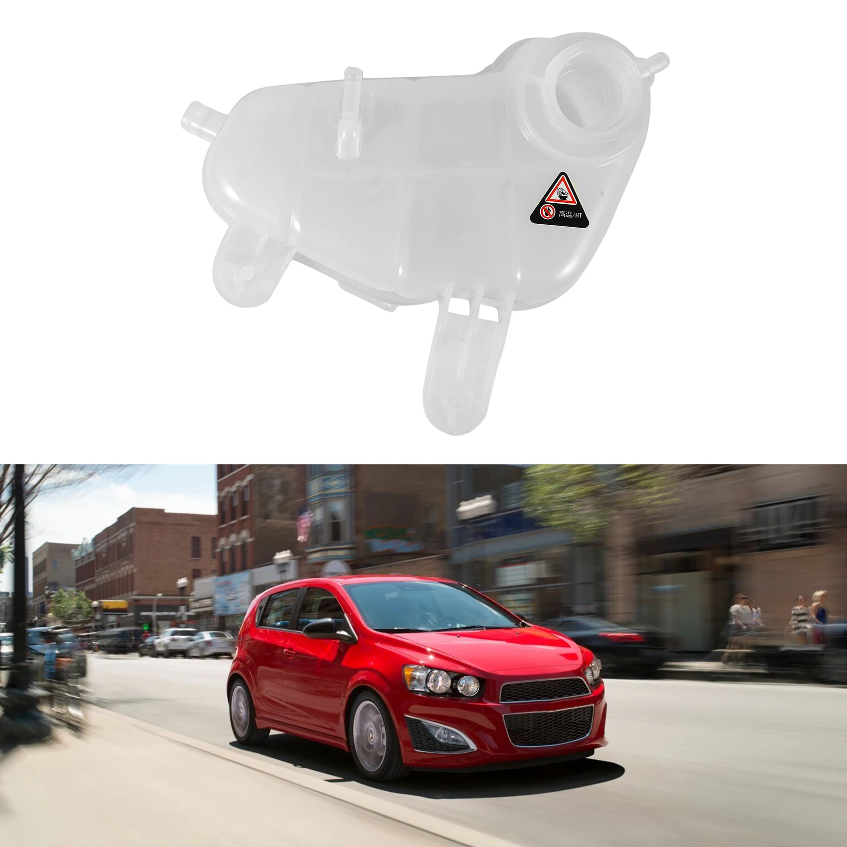 Coolant Reservoir Expansion Tank Reservoir for Chevy Chevrolet Sonic 2012-2015 95048411 Car