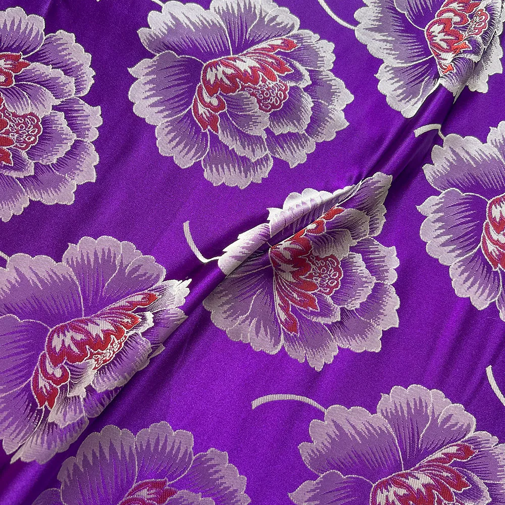 الدمشقي الساتان الديباج الجاكار النسيج خمر الأزهار الوريد للخياطة معطف الستار مفرش المائدة وسادة أريكة وتنورة الملابس