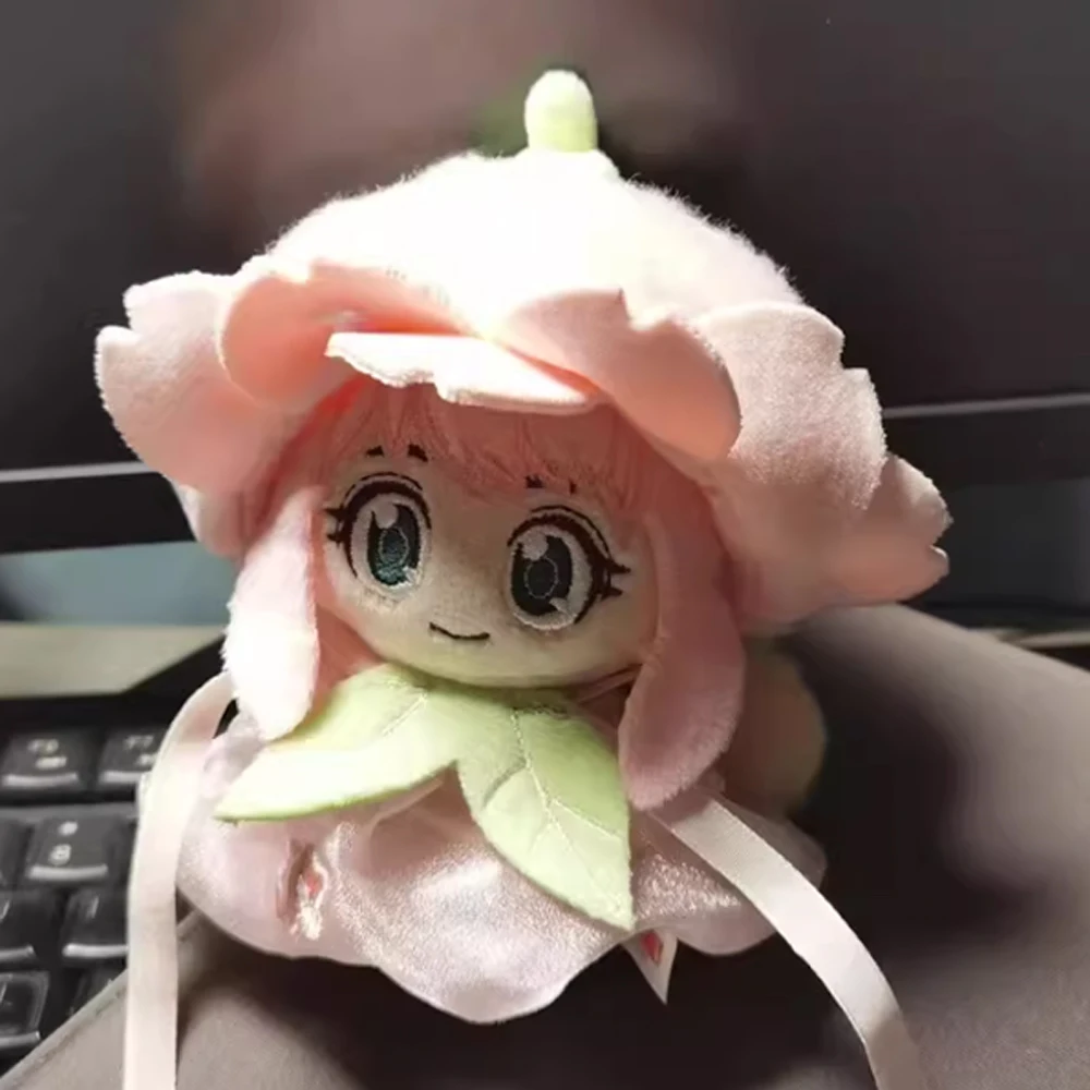 

Sakura Elf 10cm Cotton Doll Clothes Dress Flower Hat Doll Clothes Outfit Funny with Wing Doll Dress Up Set 10cm Cotton Doll