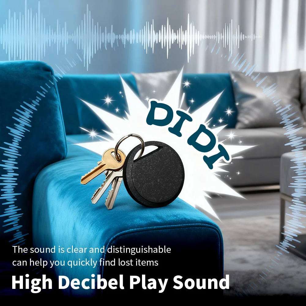 Rastreador Android de Material ecológico, dispositivo antipérdida portátil para Google's Find Hub Pet Finder, etiqueta inteligente para Pixel Xiaomi GMS, paquete de 1/4