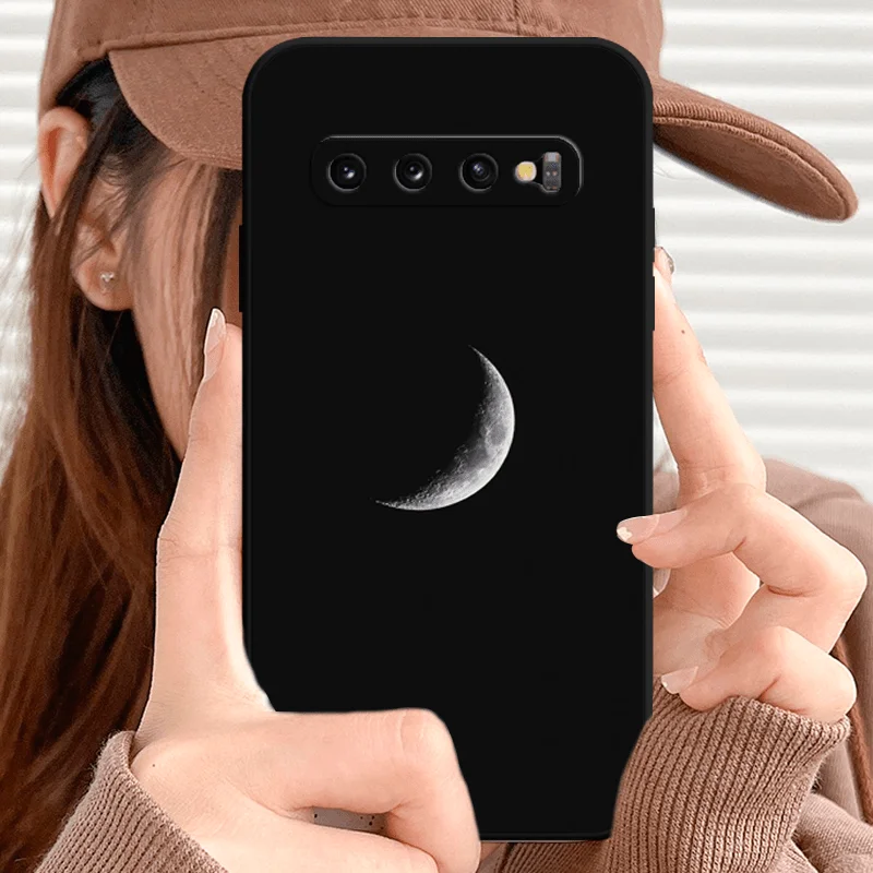 Moon phone case for Samsung Galaxy S24 S23 S22 S21 S20 note 10 20 ultra plus fe A73 A72 A71 A55 A54 A53 A52 A51 back cover