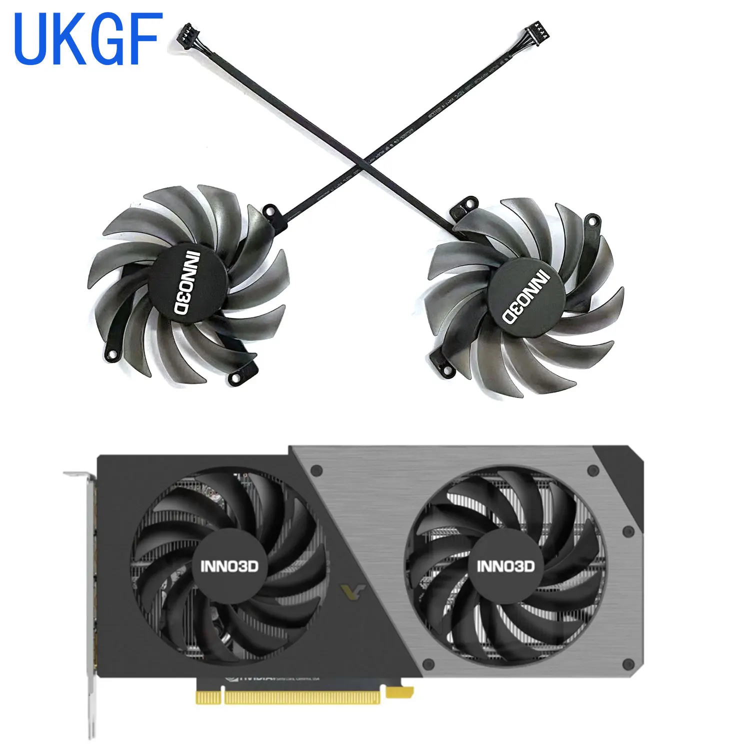 

Brand new 85MM 4PIN CF-12915S RTX4070 GPU fan for INNO3D GeForce RTX4070 12GB Twin X2 OC graphics card