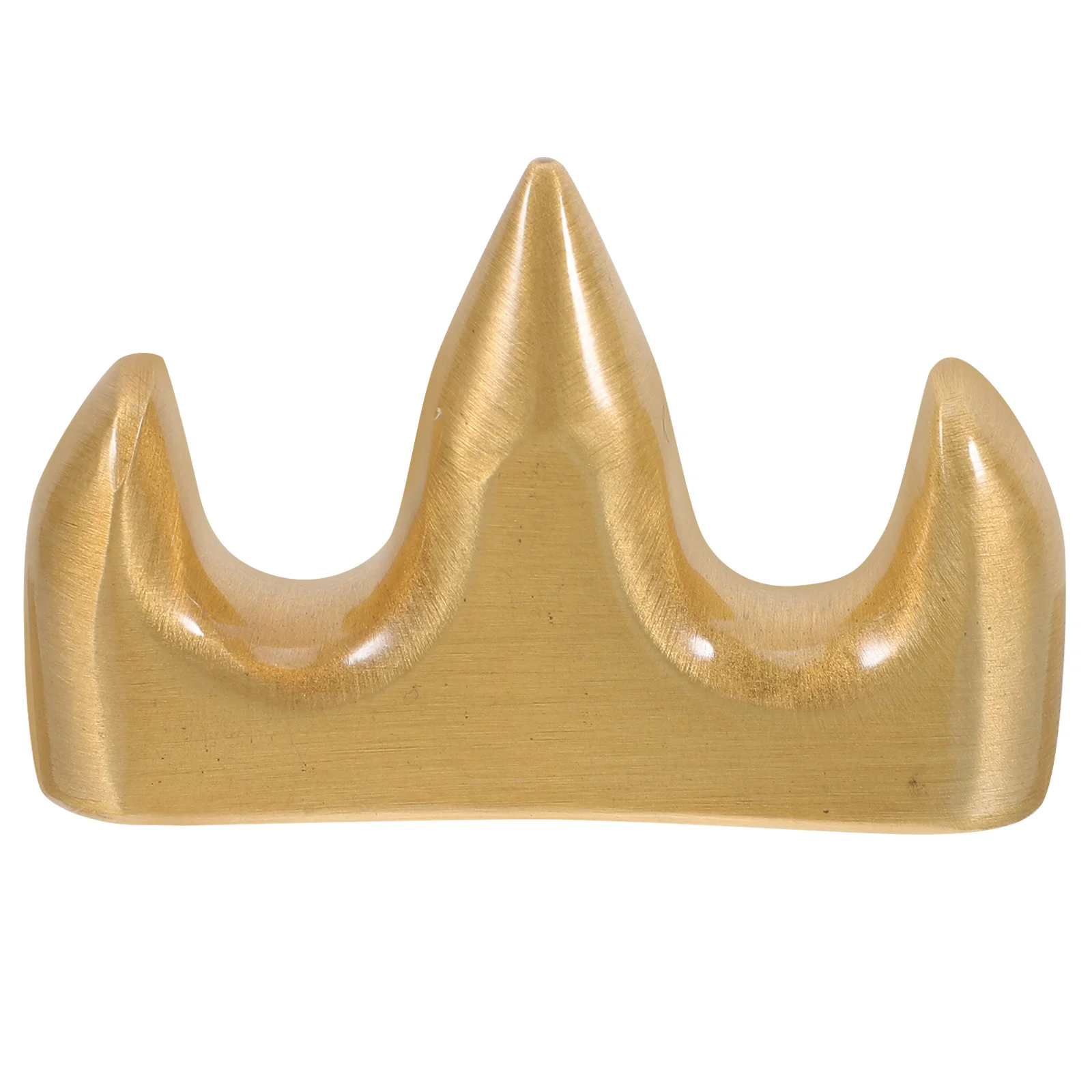 

Brass Mountain-Shaped Calligraphy Paperweight Multi-Functional Brush Holder Stand Solid Desktop Accessory For Art