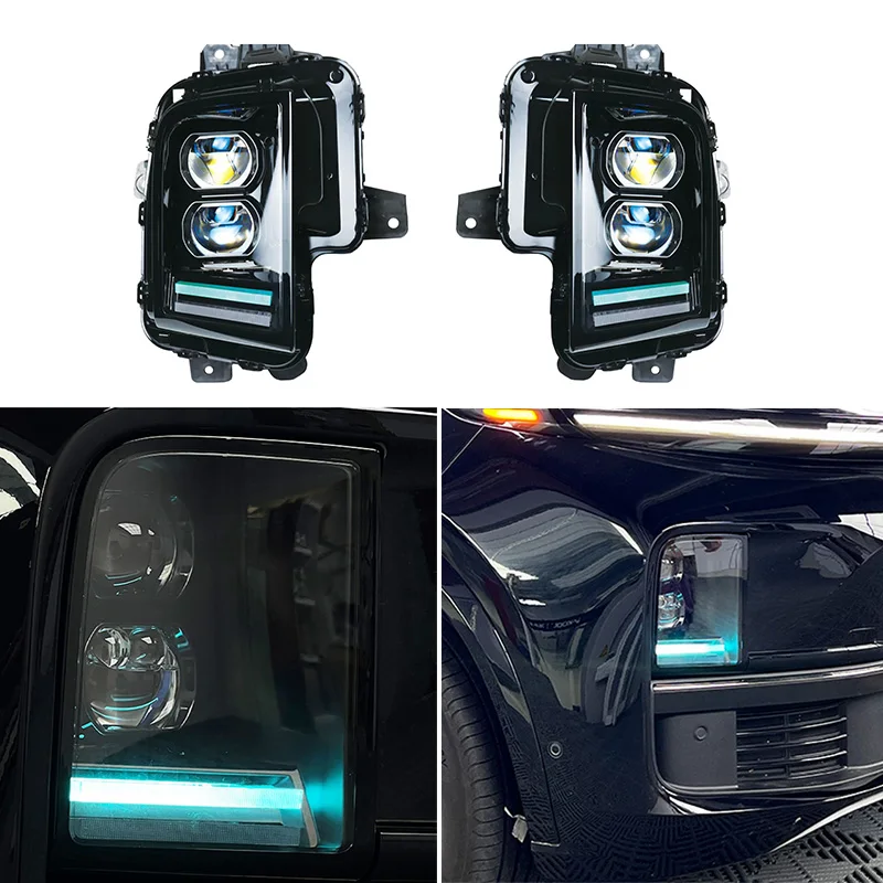 Suitable For Ideal L9/L8/L7 Laser With Matrix Headlight Assembly Lens Retrofit High And Low Light Running Light Assembly