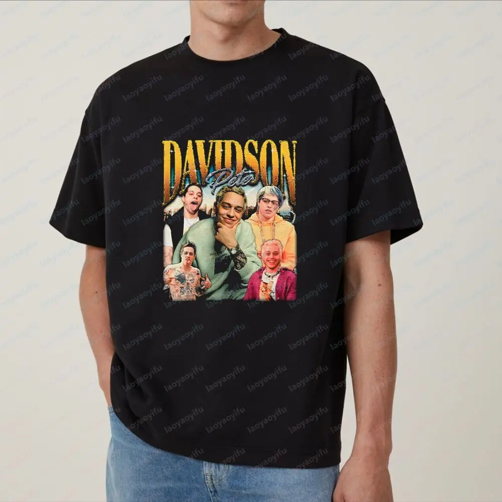 Pete Davidson - Summer Trend Original Streetwear Short-sleeved Unisex Pattern Large-sized Comfortable T-shirt