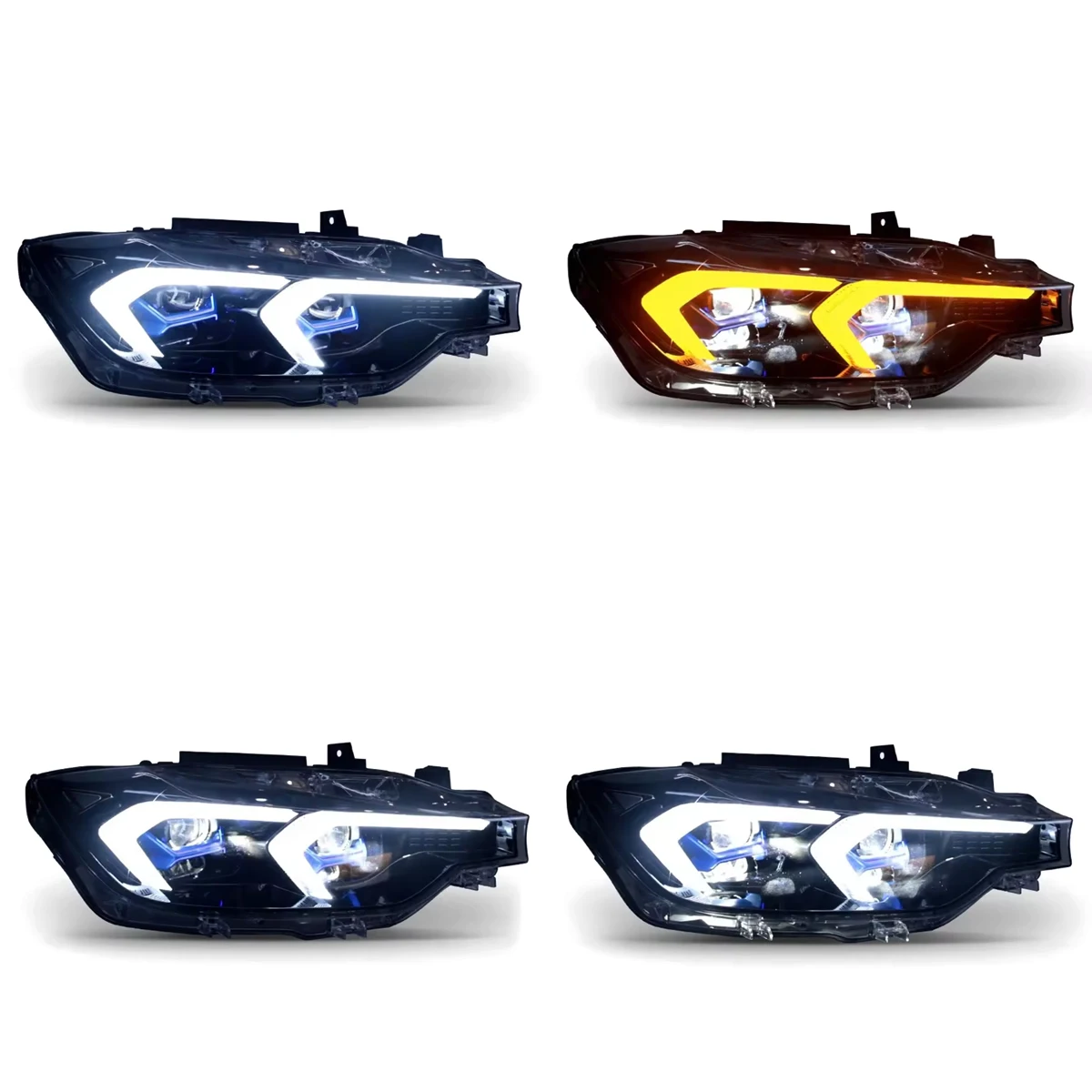 

Factory wholesale price car lamps front lights for BMW 3 series F30 2012-2018 headlights conversion to 2024 style.