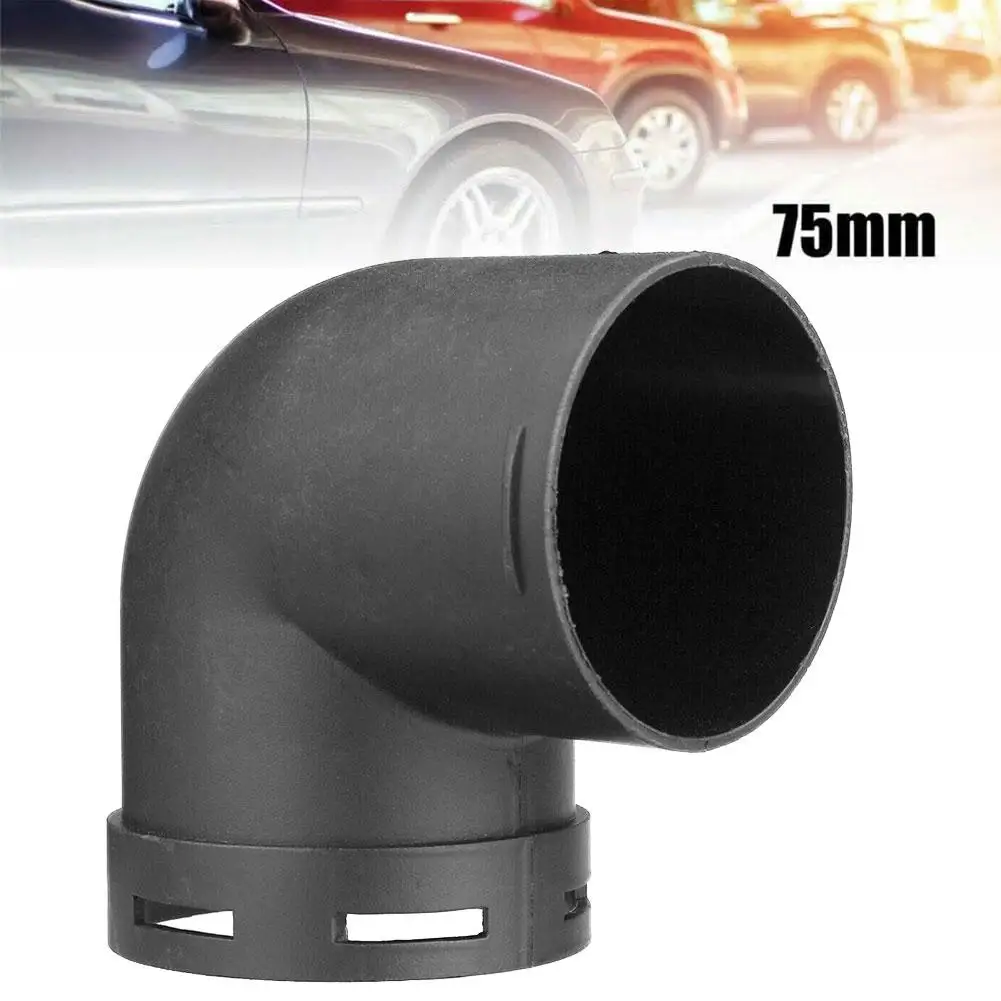 Air Vent Outlet Diesel Heater Ducting 60MM / 75MM L Piece Elbow Bend Piece Duct Pipe Connector For Car Truck VAN Camper Gar Z0O8