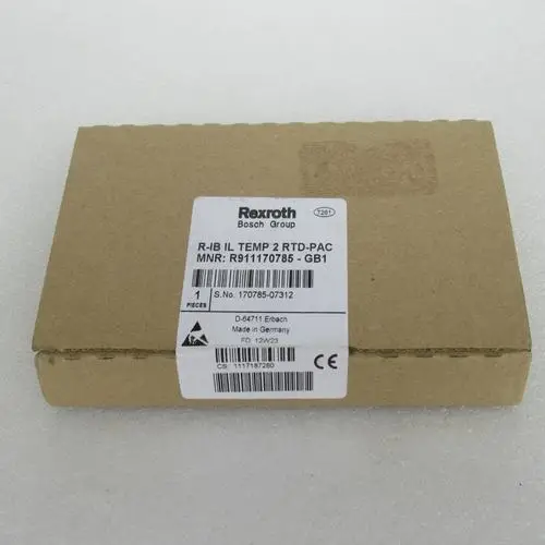 The New Rexroth REXROTH Module R-IB IL TEMP 2 RTD-PAC Is R911170785 In Stock