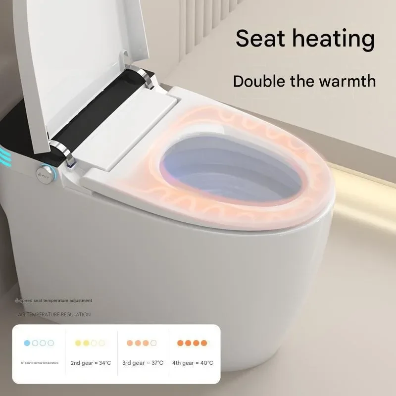 Household Bathroom Smart Toilet Siphon Ceramic Automatic Flush Intelligent Bidet Seat One Piece WC