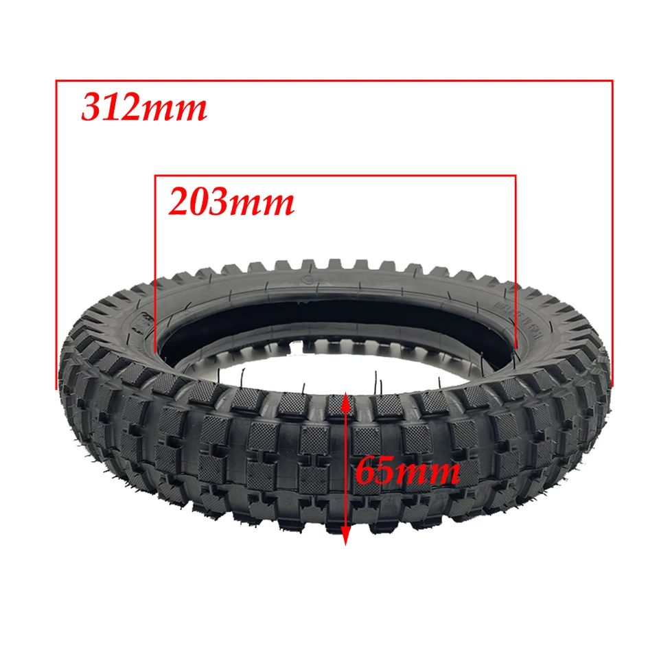 Tubo Interno 12.5 X 2.75 - 12 1/2 X 3/4 Per Mini Dirt Bike, Pocket Bike E Moto Elettrica