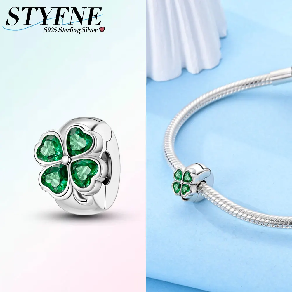 

CZ Pave Round Clip Charms Hot Sales 925 Sterling Silver Charms BeadsFit Original Bracelet Necklace Charms Jewelry Fine Gift