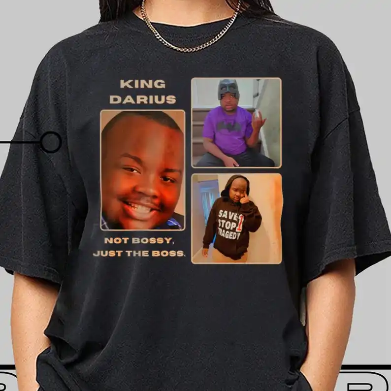 Camiseta King Darius, camiseta Not Bossy Just the-Boss, camiseta divertida con meme, tendencia, camiseta unisex
