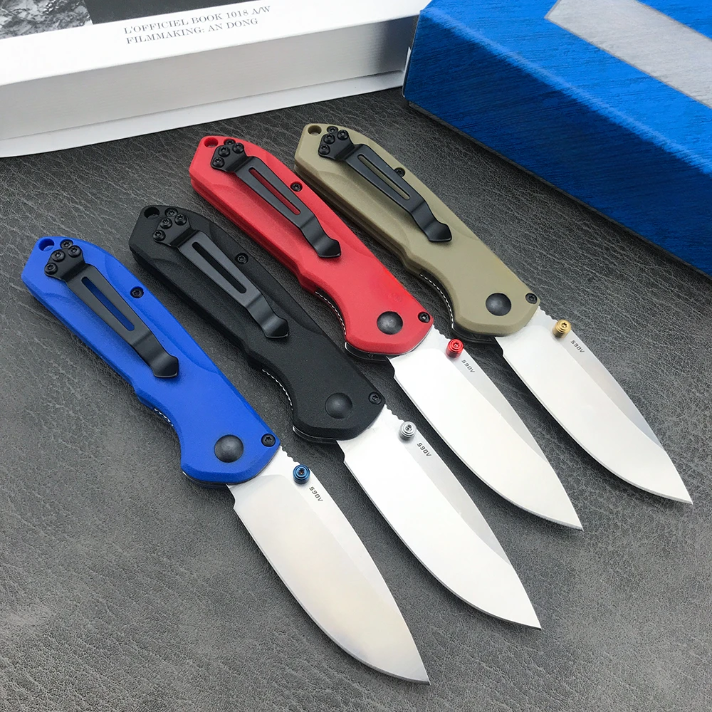 8Cr13Mov Blade Small Pocket Knife Nylon Wave Fiber Handle Flipper Folding Knife Portable Multifunctional Hunting Tactical Knifes