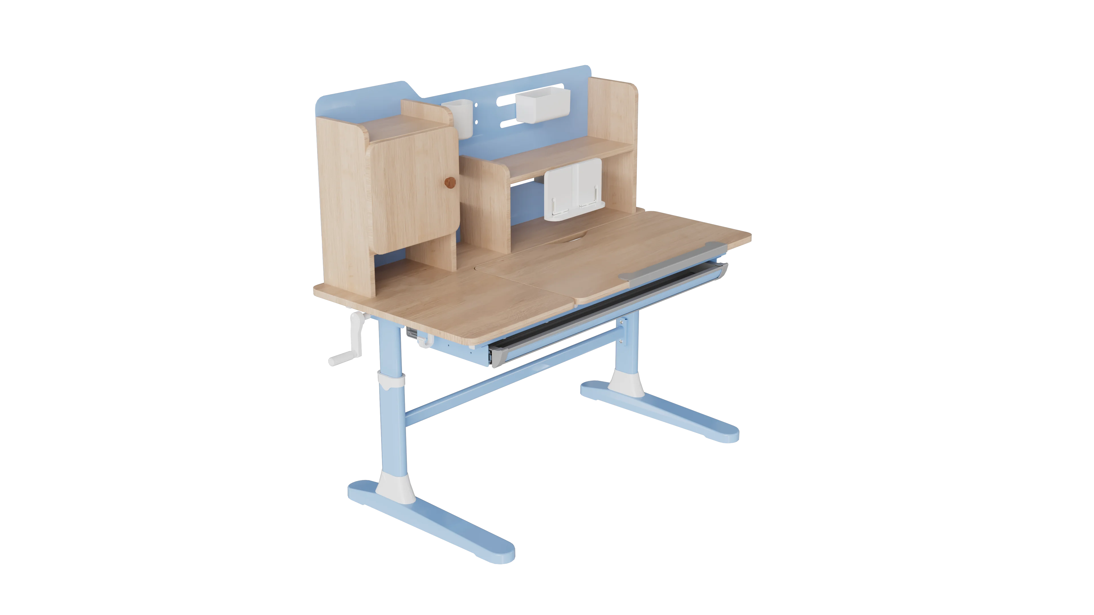 Mesa de estudo infantil rosa personalizada Mesa de estudo manual com altura ajustável para crianças