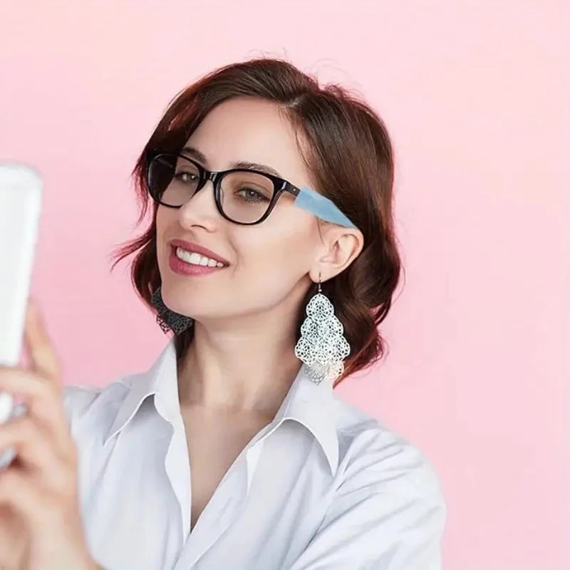 

200ps/Box Disposable Glasses Leg Sleeves Cover Hairdressing DIY Barber Hair Coloring Eyeglasses Protector Anti-Staining Tools