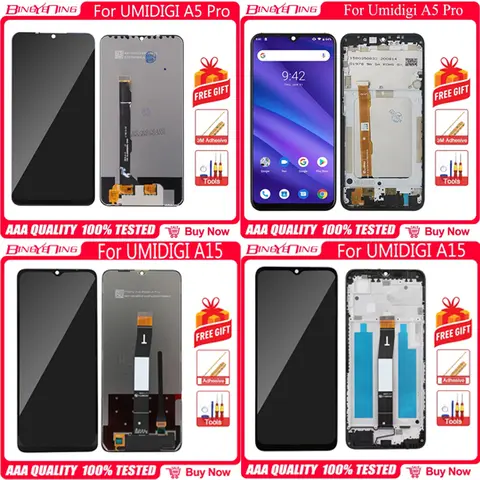 Nueva pantalla LCD Original para UMIDIGI A5 Pro A15/A15C F3 5G C1/G1/C2/C1 Max/G1 max/G3/G3 Plus/G5A reemplazo de montaje de pantalla LCD