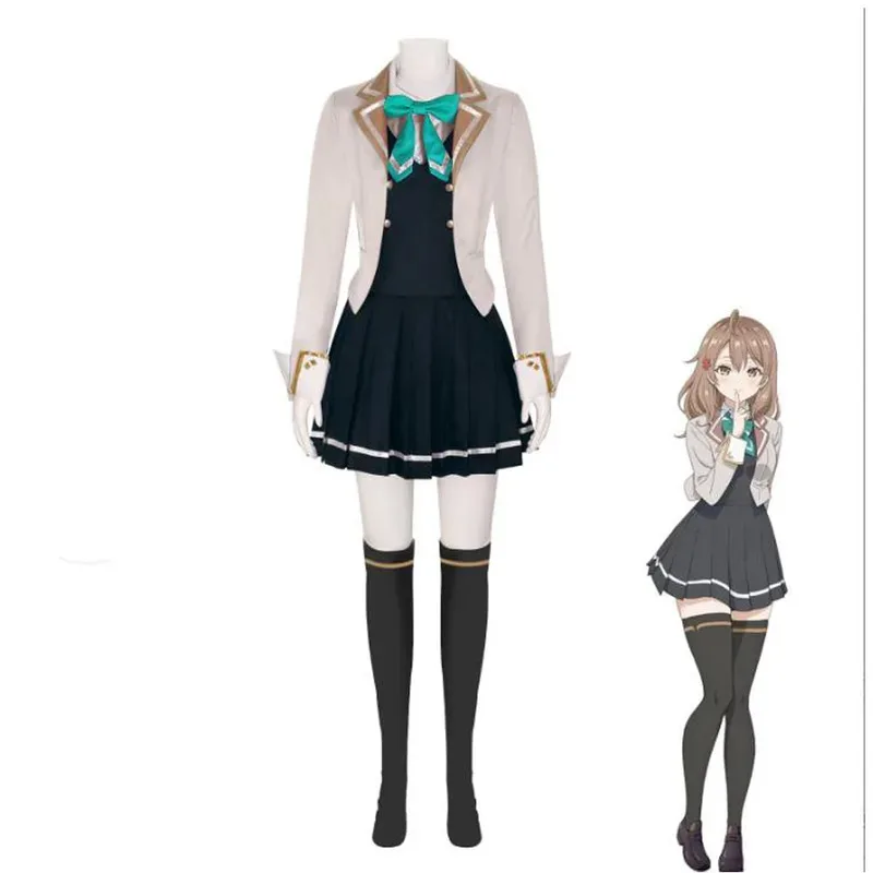 CyAnime 로시데레 알리아 알리사 미하일로브나 쿠조 코스프레 의상 가발 마리아 마샤 드레스 교복 치사키 사라시나 유키 여성용