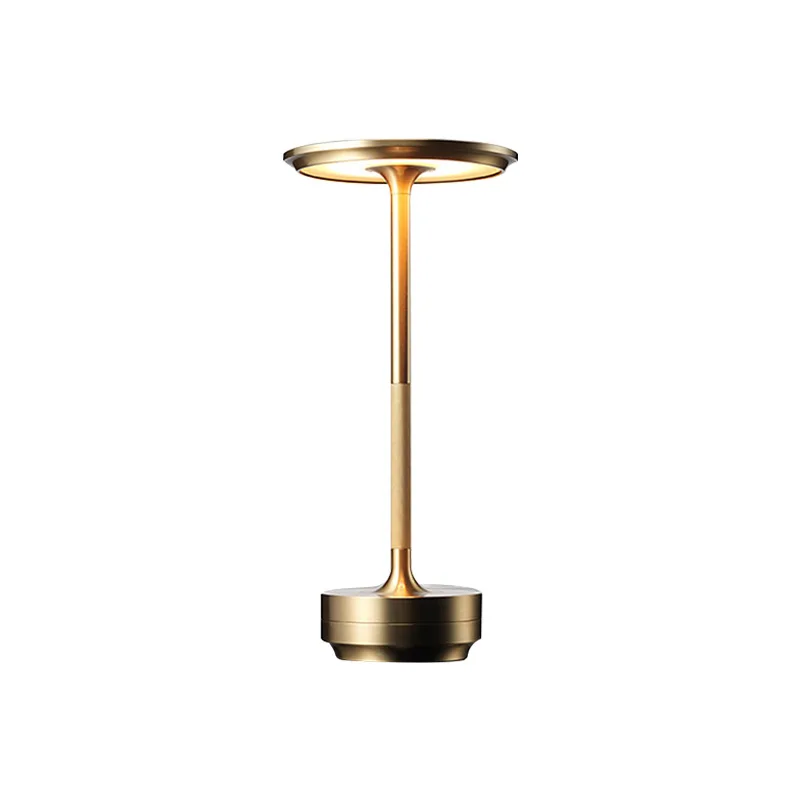 Retro USB ricaricabile Bar lampada da tavolo camera da letto lampada da comodino luce Hotel di lusso Led piccola lampada da notte lanterna da campeggio all'aperto