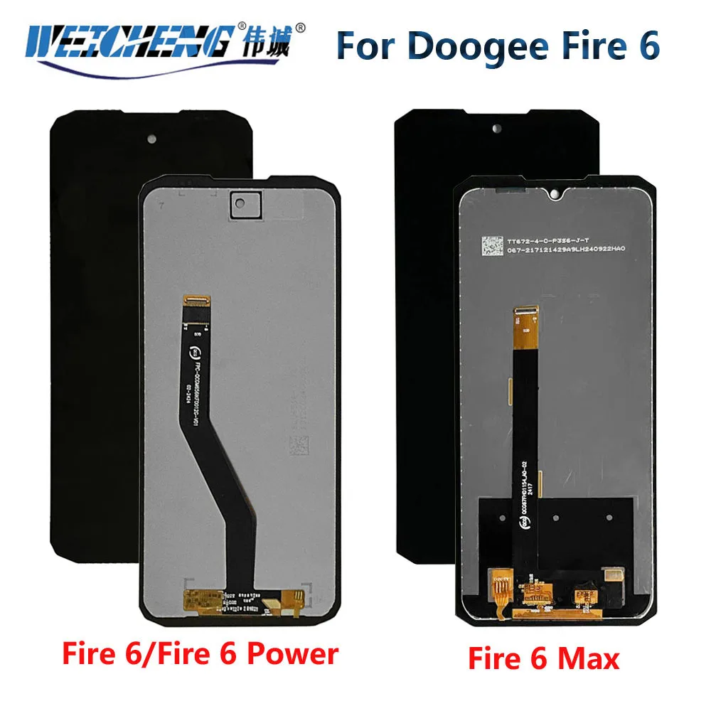 Original For DOOGEE Fire 6 Power LCD Touch Screen Replacement Digitizer Assembly For Doogee Fire 6 Max Fire6 Display
