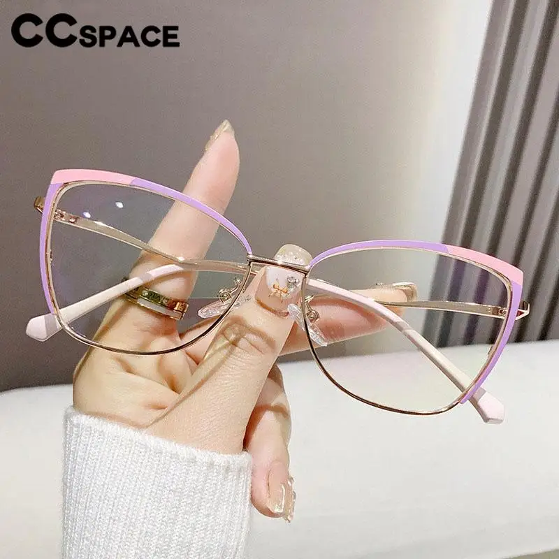 R57481 Fashoin Metal Cat Eye Reading Glasses Women Popular Optical Presbyopia Eyeglasses Diopter +50+100+150+200+250+300+350