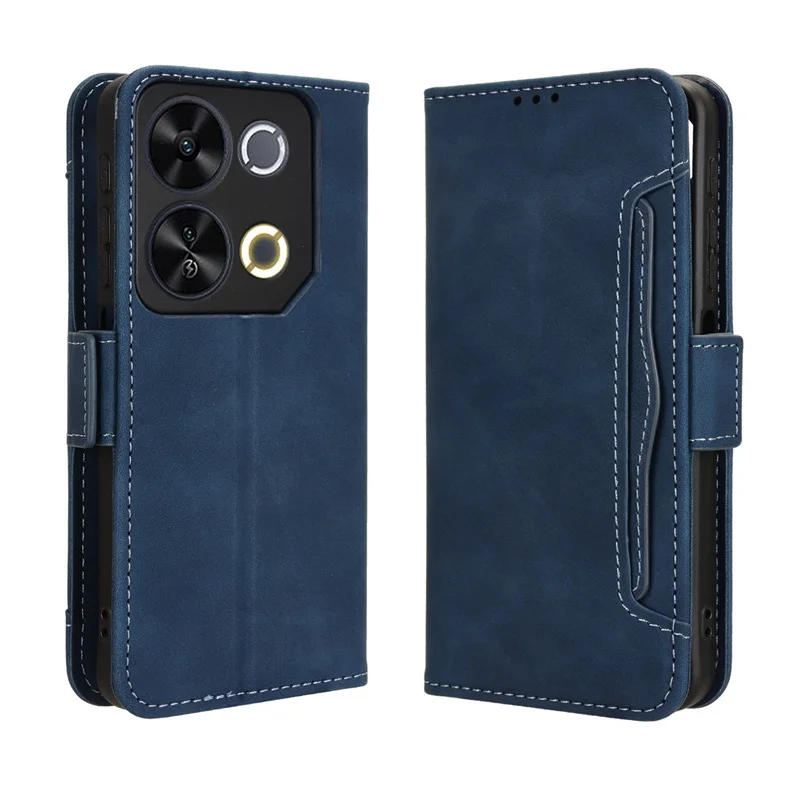 For Itel P65 4G P671L Case Cover Premium Leather Flip Multi-card slot Cover For Itel P65 4G Phone Case