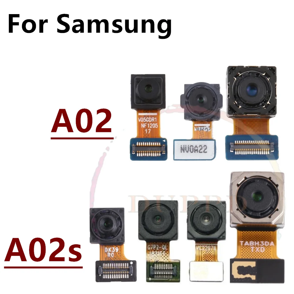 Back Main Rear Camera Front Camera Module Flex Cable For Samsung Galaxy A02 A022 A02S A025 Replace Part