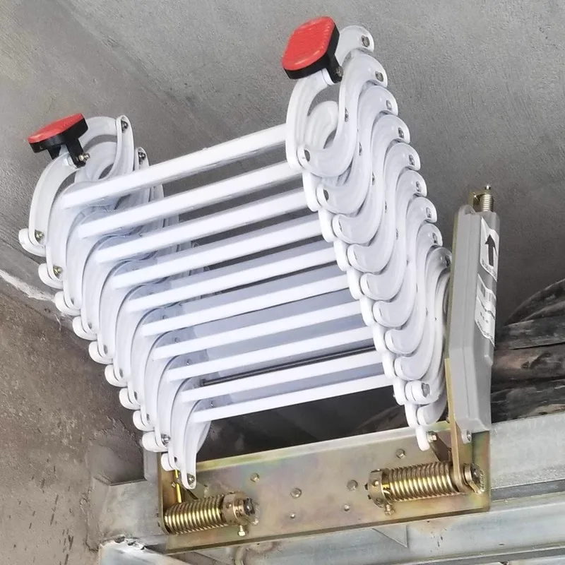 

Household staircase folding indoor and outdoor lifting shrinkage thickened aluminum alloy
