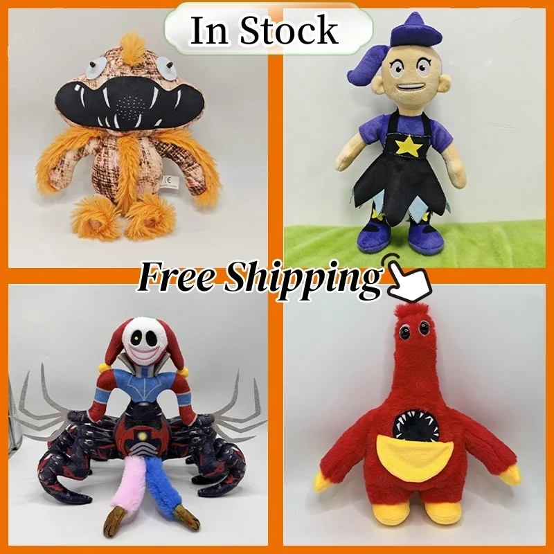 

В наличии, бесплатная доставка: Плюшевые игрушки по мотивам игры Horror Game 5, плюшевая кукла Гиблет Чам Чомпкинс, популярная аниме-игрушка, украшение, подарок на день рождения