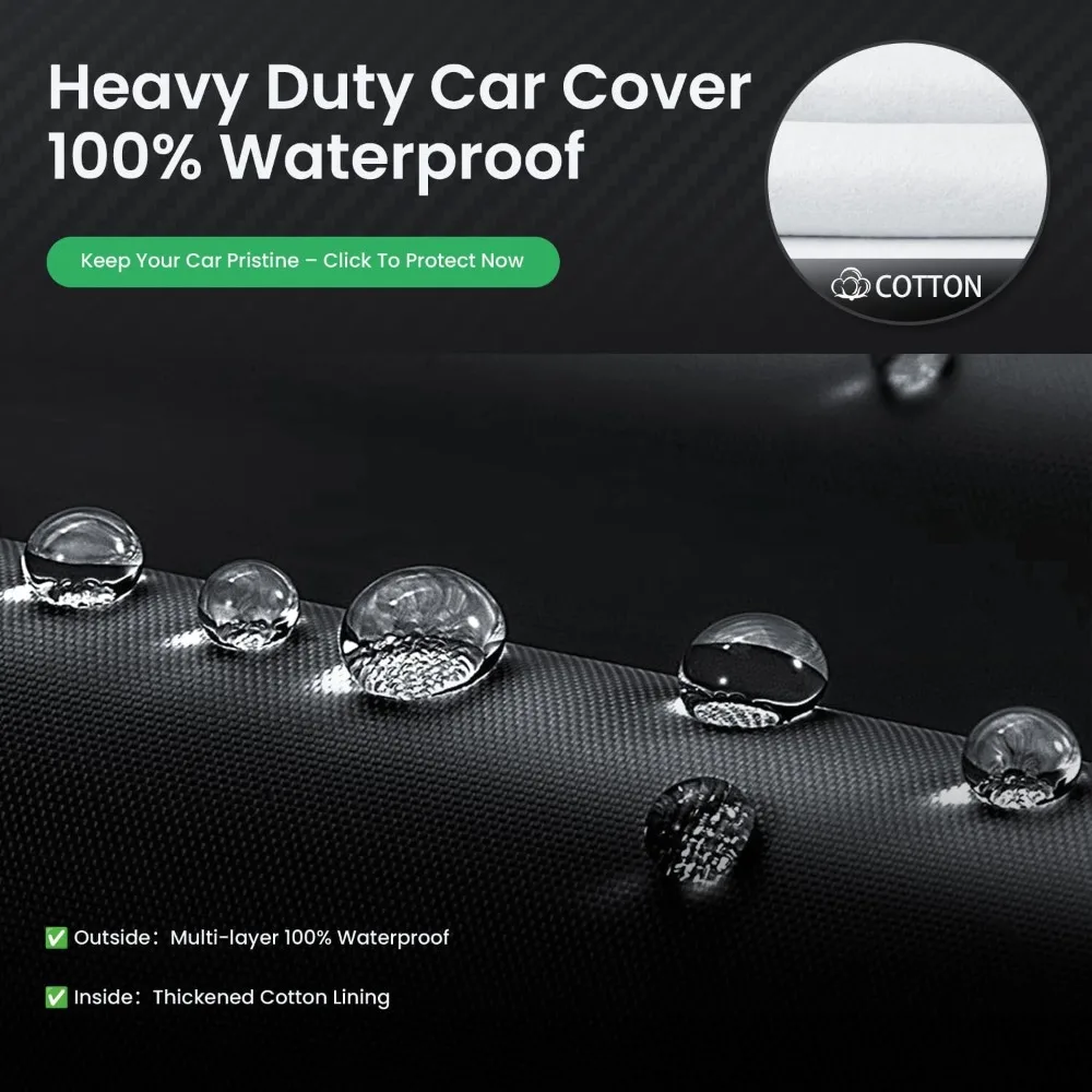 

Custom Fit Car Cover for 2009-2024 Chevrolet Camaro - All Weather Waterproof Protection with Storage Bag