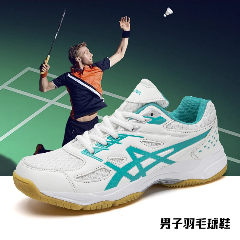 Sapatos de Badminton Absorvente de Choque Profissional Masculino, Tênis de Mesa, Tamanho Quebrado, Comércio Exterior, Exportação, Tamanho Quebrado