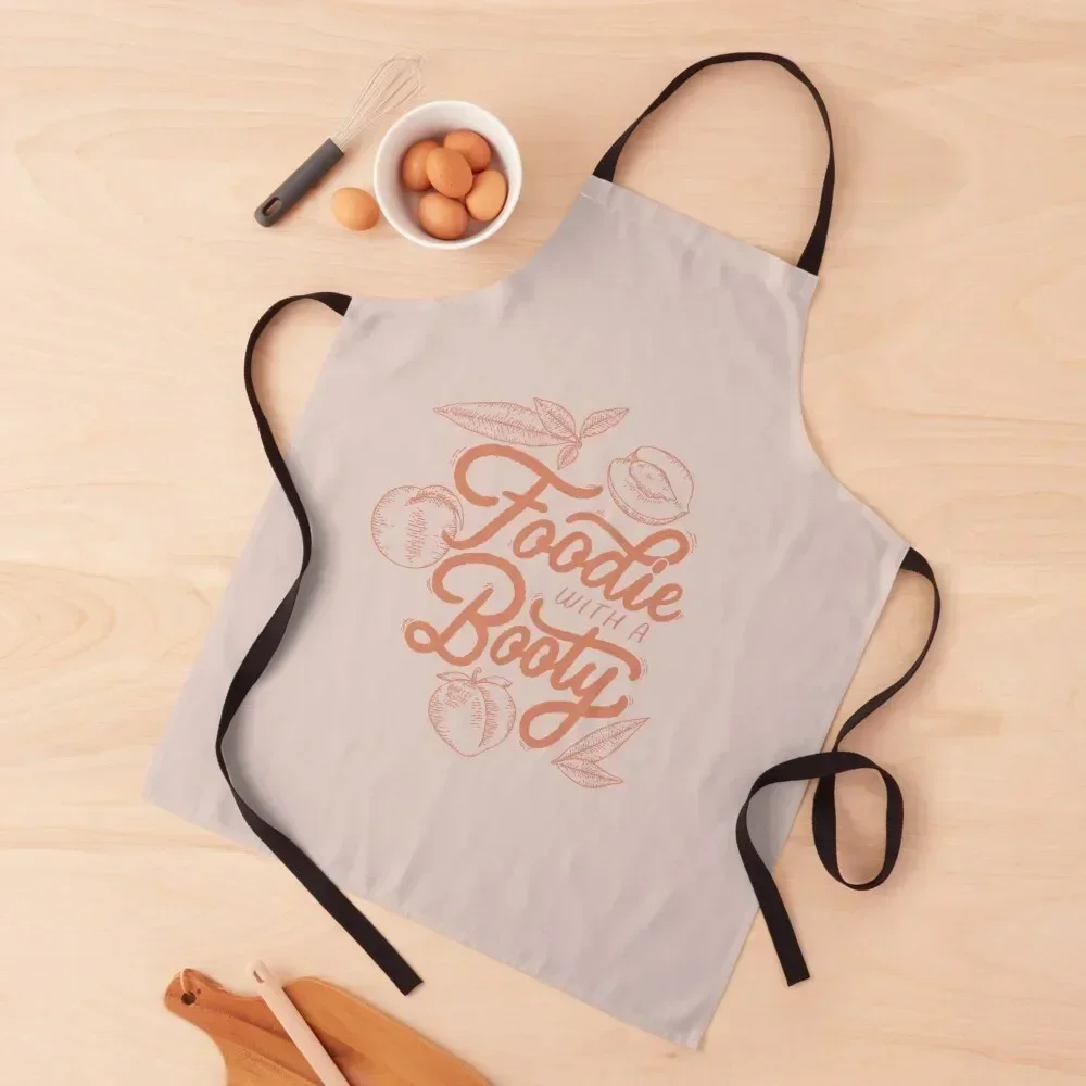 Foodie With a Booty Apron Kitchens For Men bib kindergarten teacher Kitchen Household Items Apron