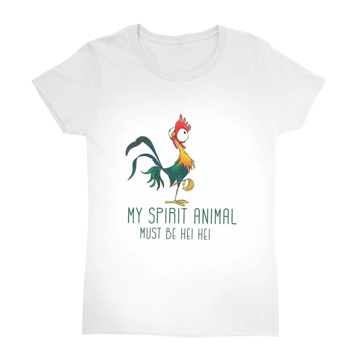 

M-Moana Hei Hei T-Shirt 2025 Summer Hei spirit animal Street Style T Shirts Cheap Casual Harajuku Tshirt For Women Short Sleeve