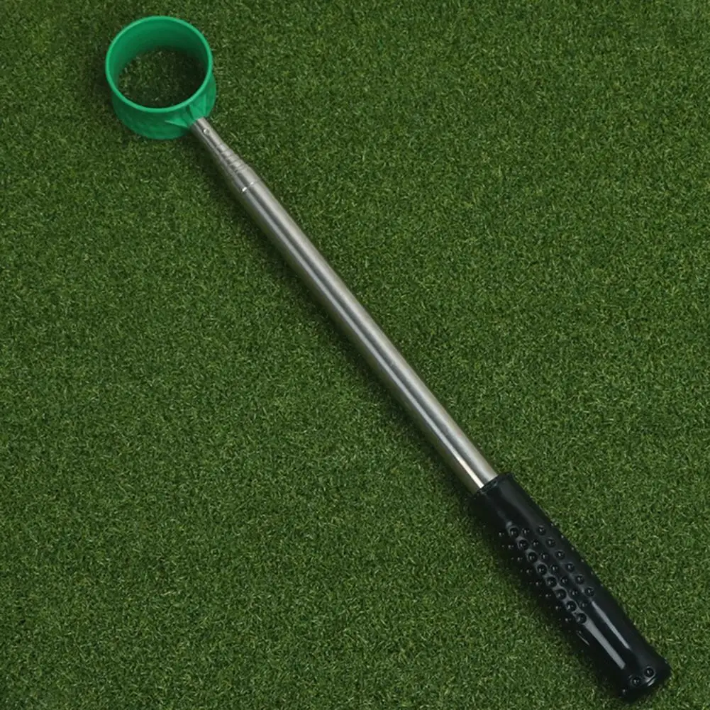 Weather-resistant Golf Ball Grabber Telescopic Golf Ball Retriever Tool Stainless Steel Two-sided Water Ball Grabber for Men