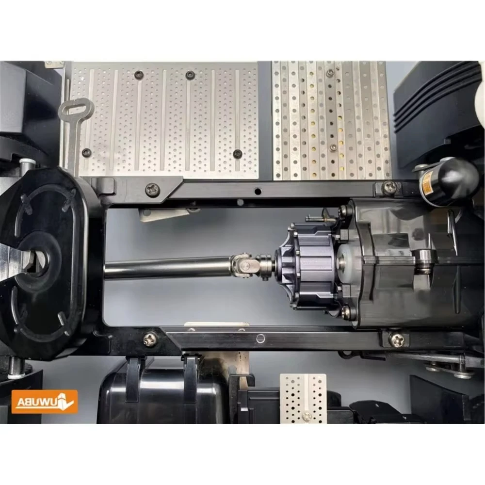 Verzögerungskopf Getriebe Drehmomentverstärker Metall-Upgrade CNC für 1/14 Tamiya RC Lesu Scania MAN Ferngesteuerte Anhänger-Spielzeugteile