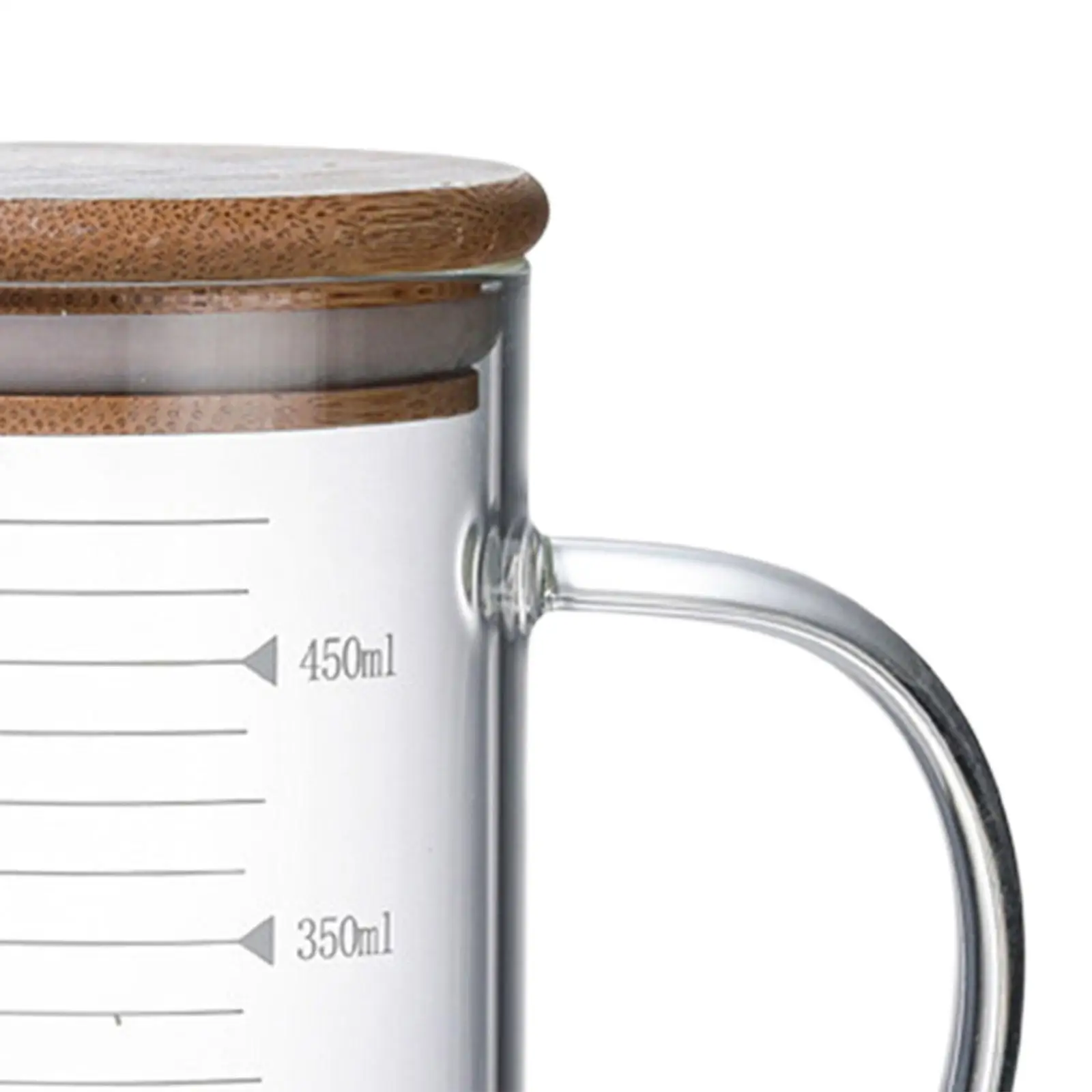 قياس إبريق المشروبات الباردة الساخنة حاويات واضحة إبريق الماء مع مقياس لشاي القهوة عصير الليمون المياه هووسورمينغ الهدايا #5