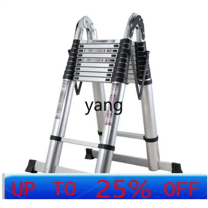 

LTT folding telescopic ladder multi-function herringbone ladder