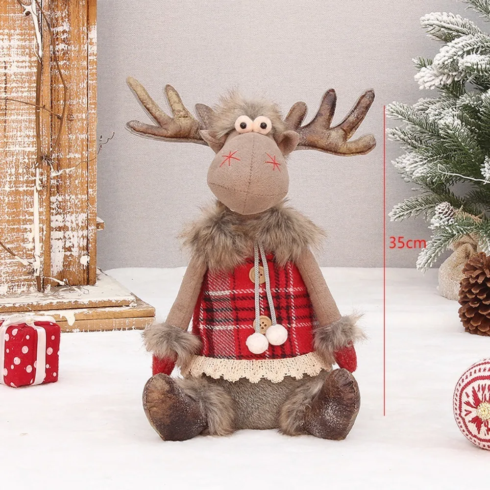 

New Creative Christmas Ornament Elk Party Supplies Festival Decoration Embellishment Xmas Tree Charm New Year's Supplies