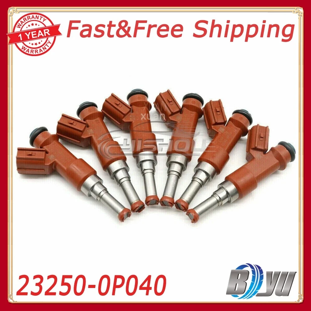 

6PCS New Fuel Injector For 07-10 Toyota Camry RAV4 Lexus ES350 3.5L 23250-0P040