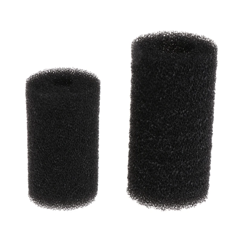 Rouleau d'éponge en mousse pré-filtre, 5 pièces, couvercle d'admission filtre d'aquarium pour Aquariums, accessoires noirs