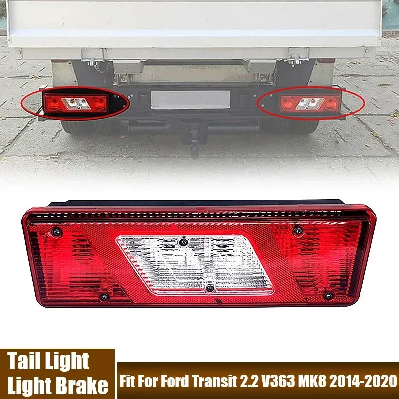 Left, Right Car Tail Light Rear Bumper Brake Light Fit For Ford Transit 2.2 V363 MK8 2014-2020 #BK31-13405-CC, #BK31-13404-CC